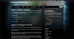Desktop Screenshot of electronicramblings.com
